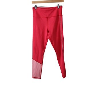 Zyia Active Legging Women's‎ 6-8 Pink Light N Tight  Hi-Rise Reflective Stripe